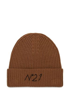 cappello in lana marrone N°21 KIDS | N2108SN04600N720